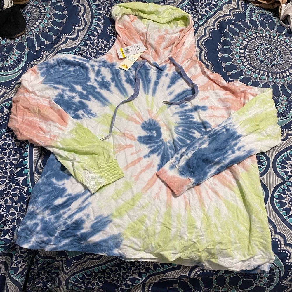 Tie-dye hoodie